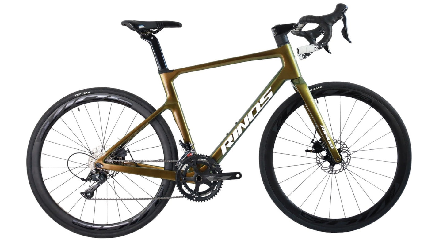 RINOS karbon országúti kerékpár 700C Shimano SORA R3000 18 sebességes Odin1.0
