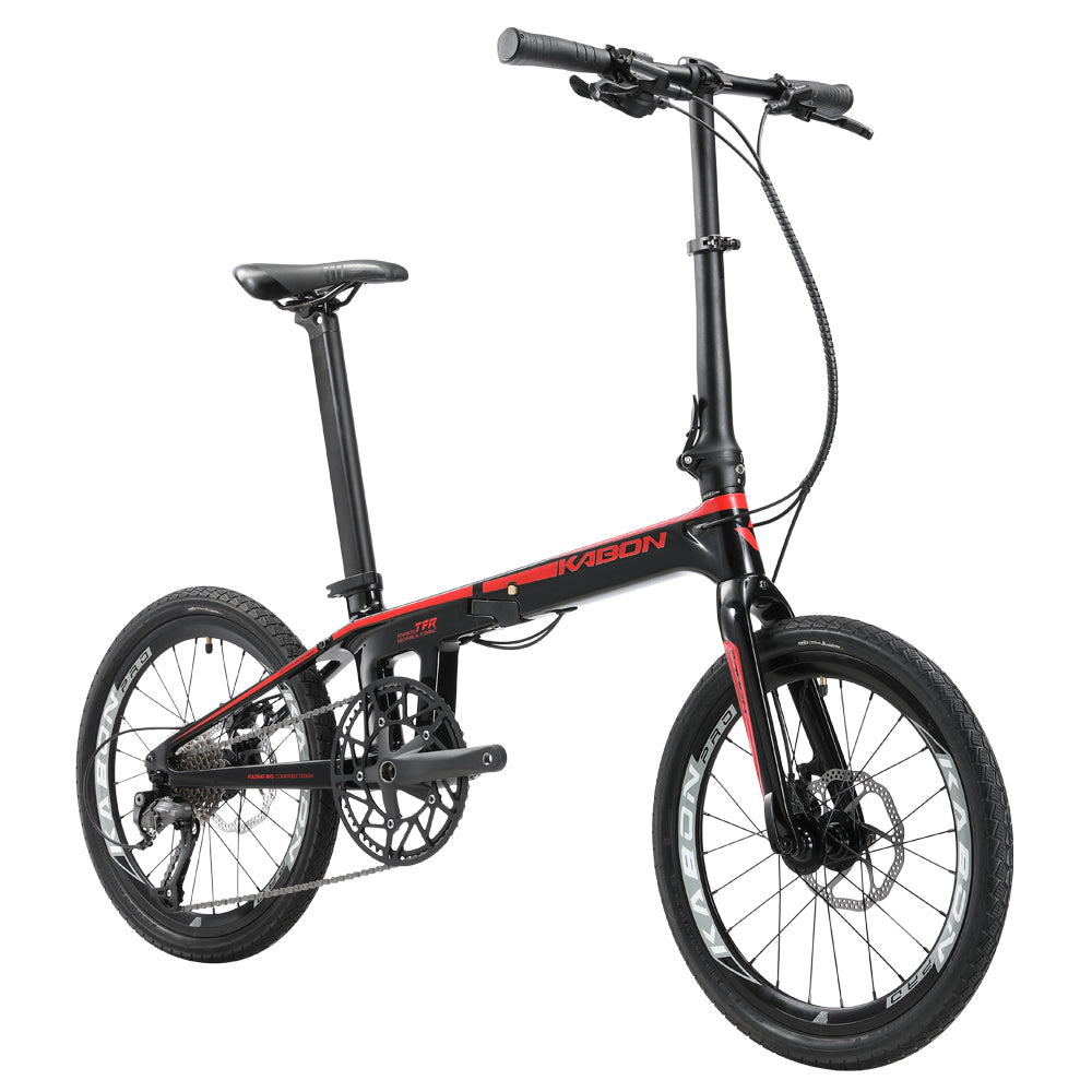 KABON City összecsukható kerékpár Carbon Shimano Altus 9S 20 hüvelykes