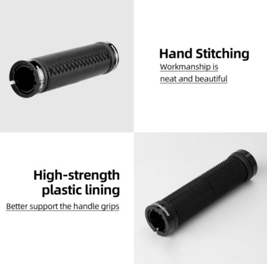 ROCKBROS Kerékpár markolat Rögzíthető kormánymarkolat MTB kerékpár csúszásgátló fekete