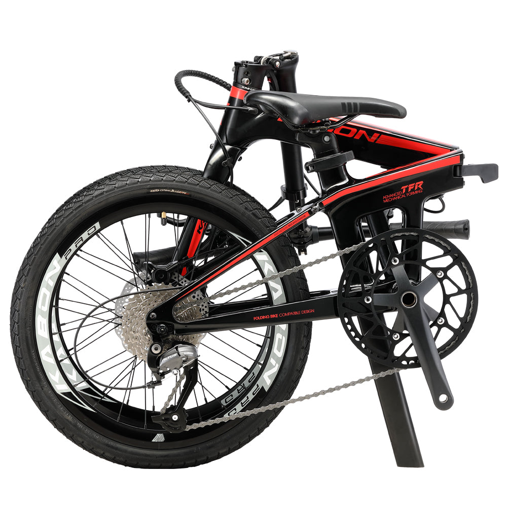 KABON City összecsukható kerékpár Carbon Shimano Altus 9S 20 hüvelykes