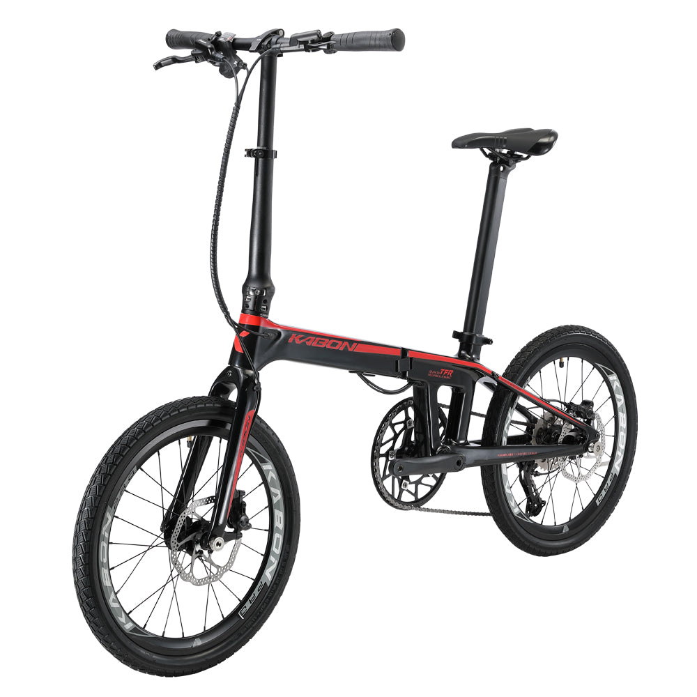KABON City összecsukható kerékpár Carbon Shimano Altus 9S 20 hüvelykes