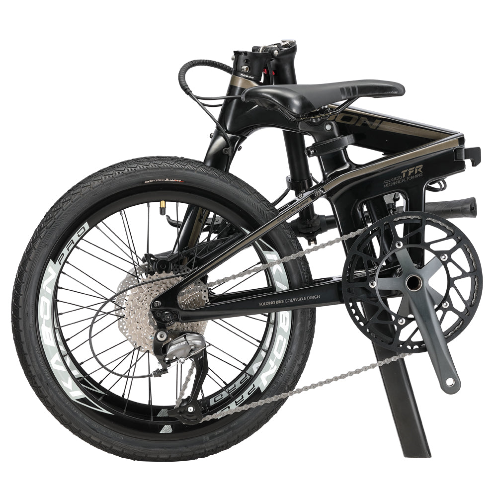 KABON City összecsukható kerékpár Carbon Shimano Altus 9S 20 hüvelykes