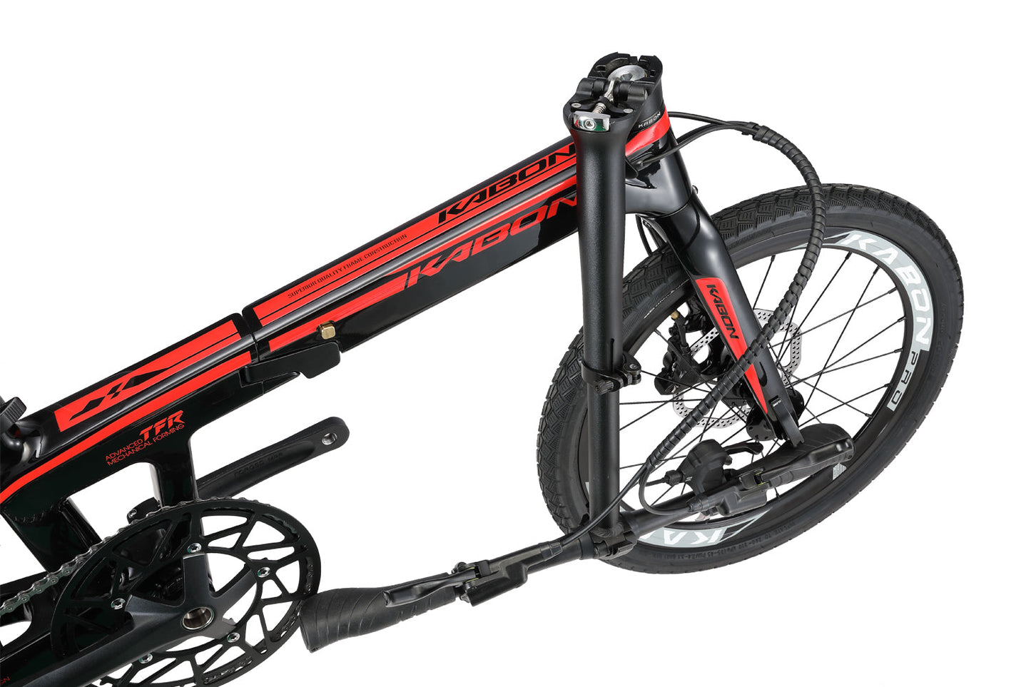 KABON City összecsukható kerékpár Carbon Shimano Altus 9S 20 hüvelykes
