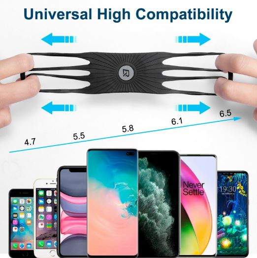 ROCKBROS mobiltelefon-tartó kerékpár 360°-ban forgatható telefontartó 4,0-6,8 hüvelykes okostelefonhoz