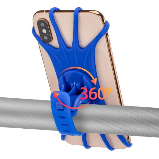 ROCKBROS mobiltelefon-tartó kerékpár 360°-ban forgatható telefontartó 4,0-6,8 hüvelykes okostelefonhoz