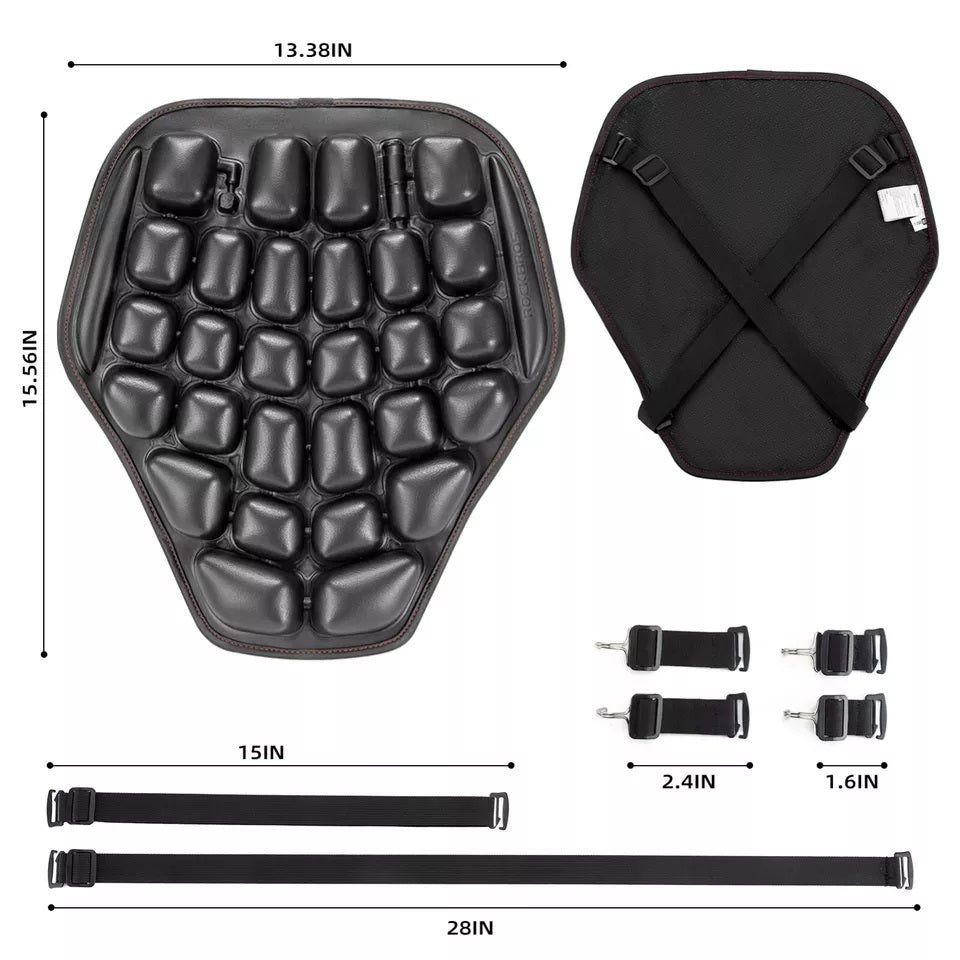 ROCKBROS motorkerékpár nyereghuzat vízálló ütéscsillapító 3D felfújható nyereg