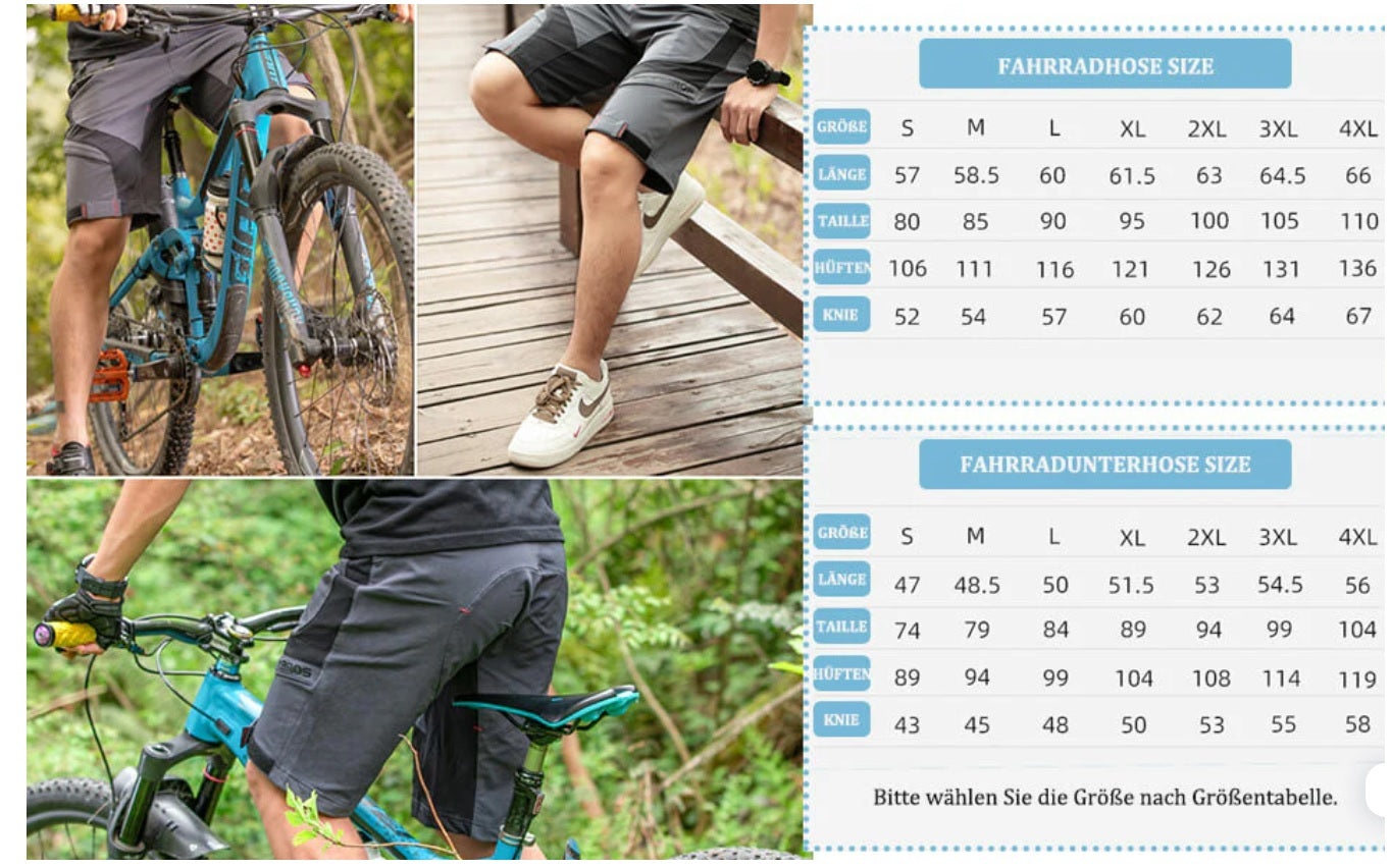 ROCKBROS Elite rövidnadrág belső nadrággal és sötét férfi betéttel