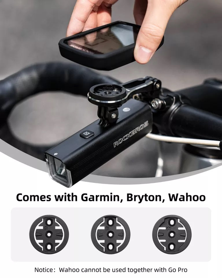 ROCKBROS kerékpáros számítógép tartó Garmin Bryton Wahoo GPS kormánytartó alumíniumhoz