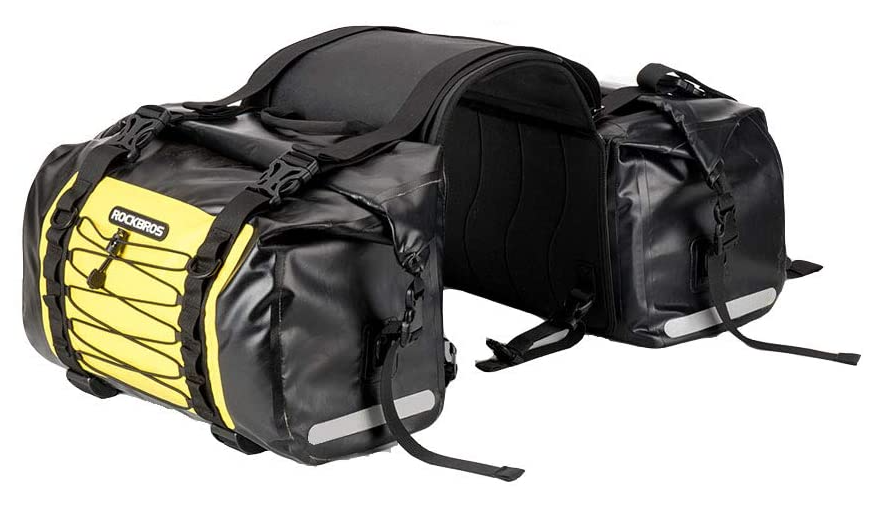 ROCKBROS AS-010 motorkerékpár dupla nyeregtáska, vízálló, kb. 62 l
