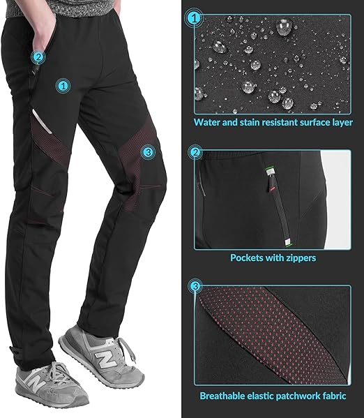 ROCKBROS kerékpáros rövidnadrág szélálló hosszú nadrág Sport kerékpáros rövidnadrág európai méretű M-4XL