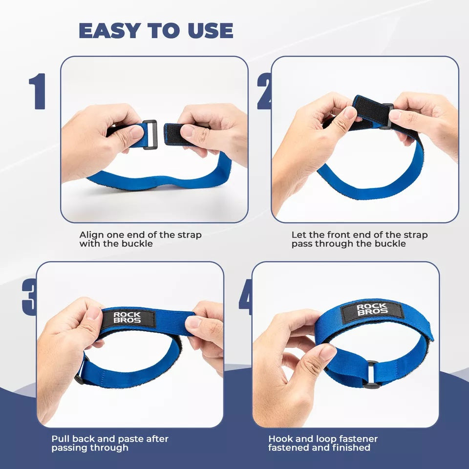 ROCKBROS tépőzáras kábelkötöző rögzítő heveder rögzítő heveder 49,8 cm kerékpár hevederek rögzítéshez