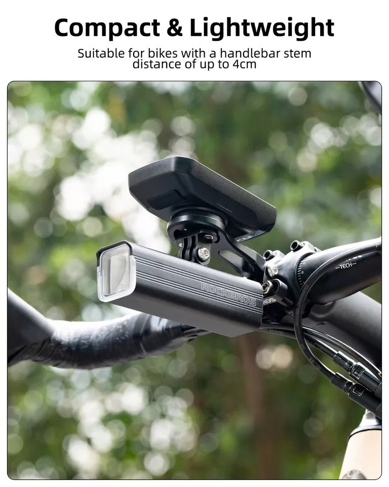 ROCKBROS kerékpáros számítógép tartó Garmin Bryton Wahoo GPS kormánytartó alumíniumhoz