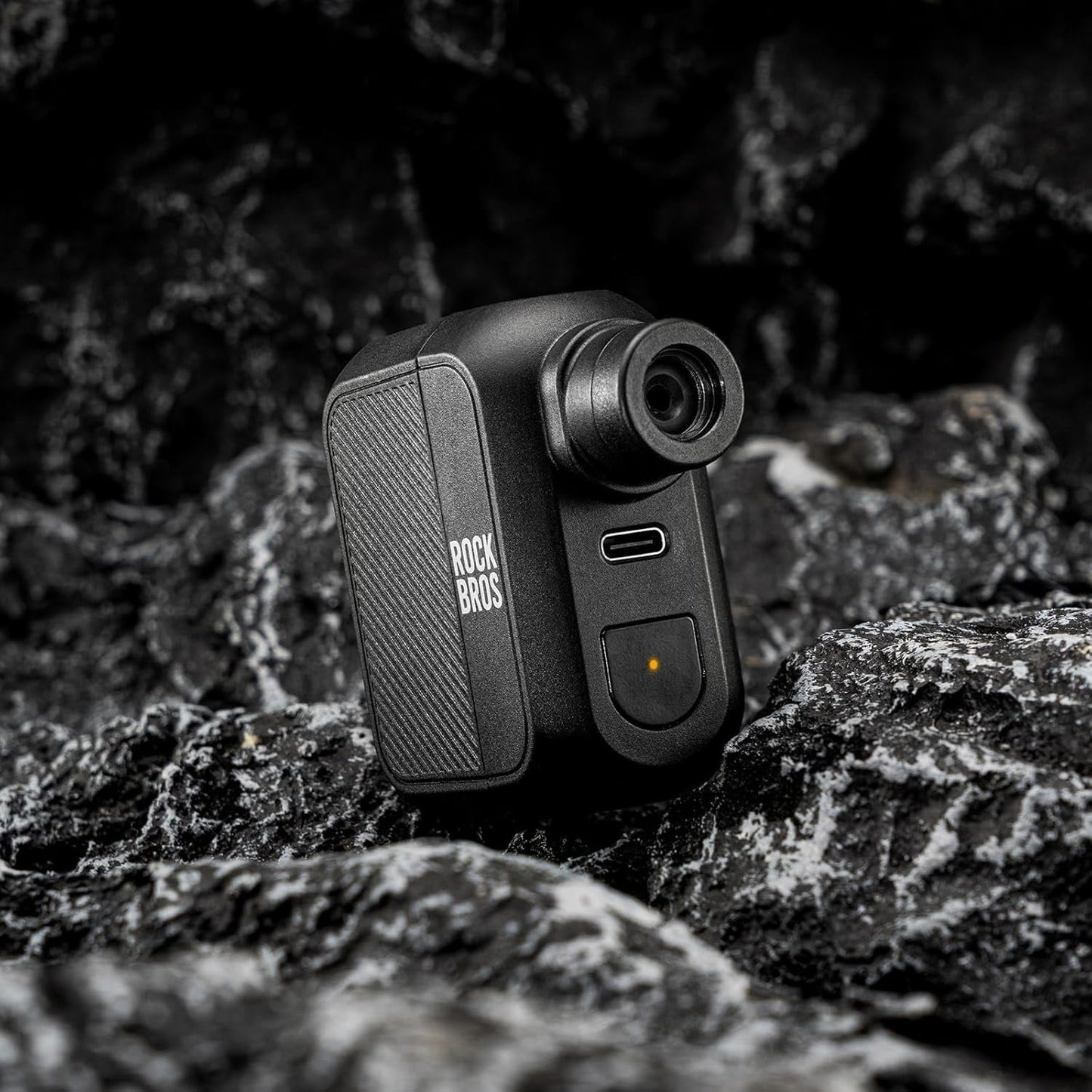 ROCKBROS Mini elektromos kerékpárszivattyú, maximum 100 PSI újratölthető mini szivattyú