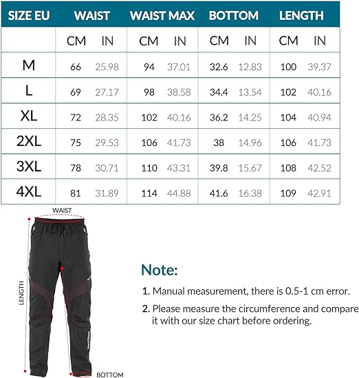 ROCKBROS kerékpáros rövidnadrág szélálló hosszú nadrág Sport kerékpáros rövidnadrág európai méretű M-4XL