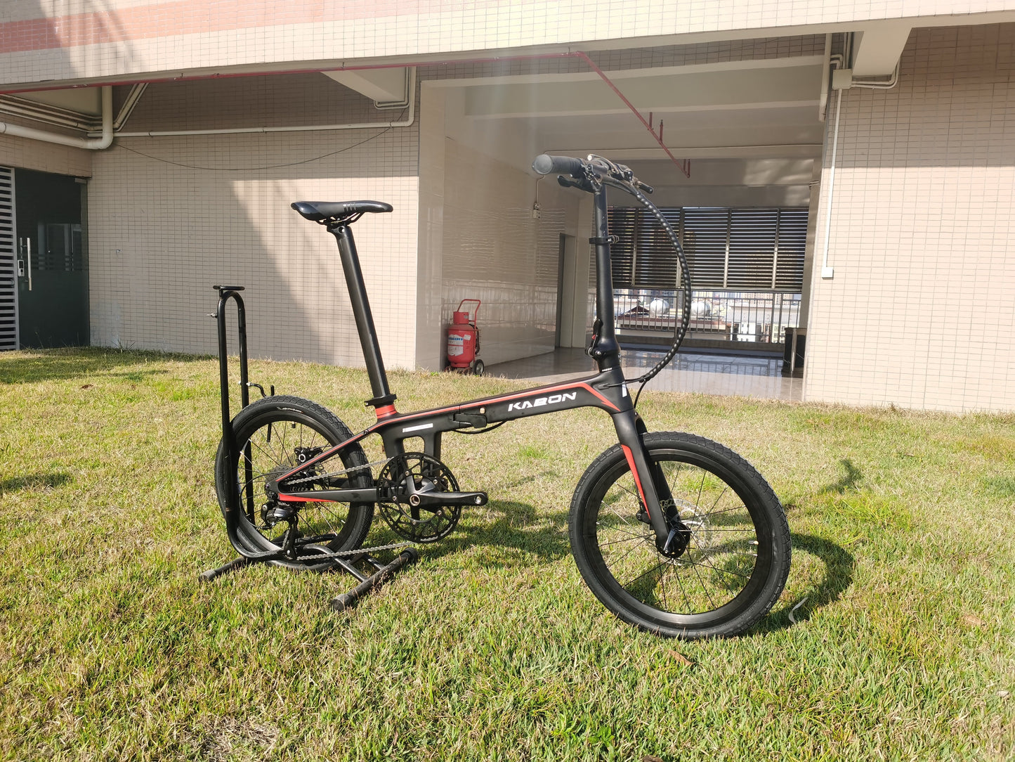 KABON City összecsukható kerékpár Carbon Shimano Altus 9S 20 hüvelykes