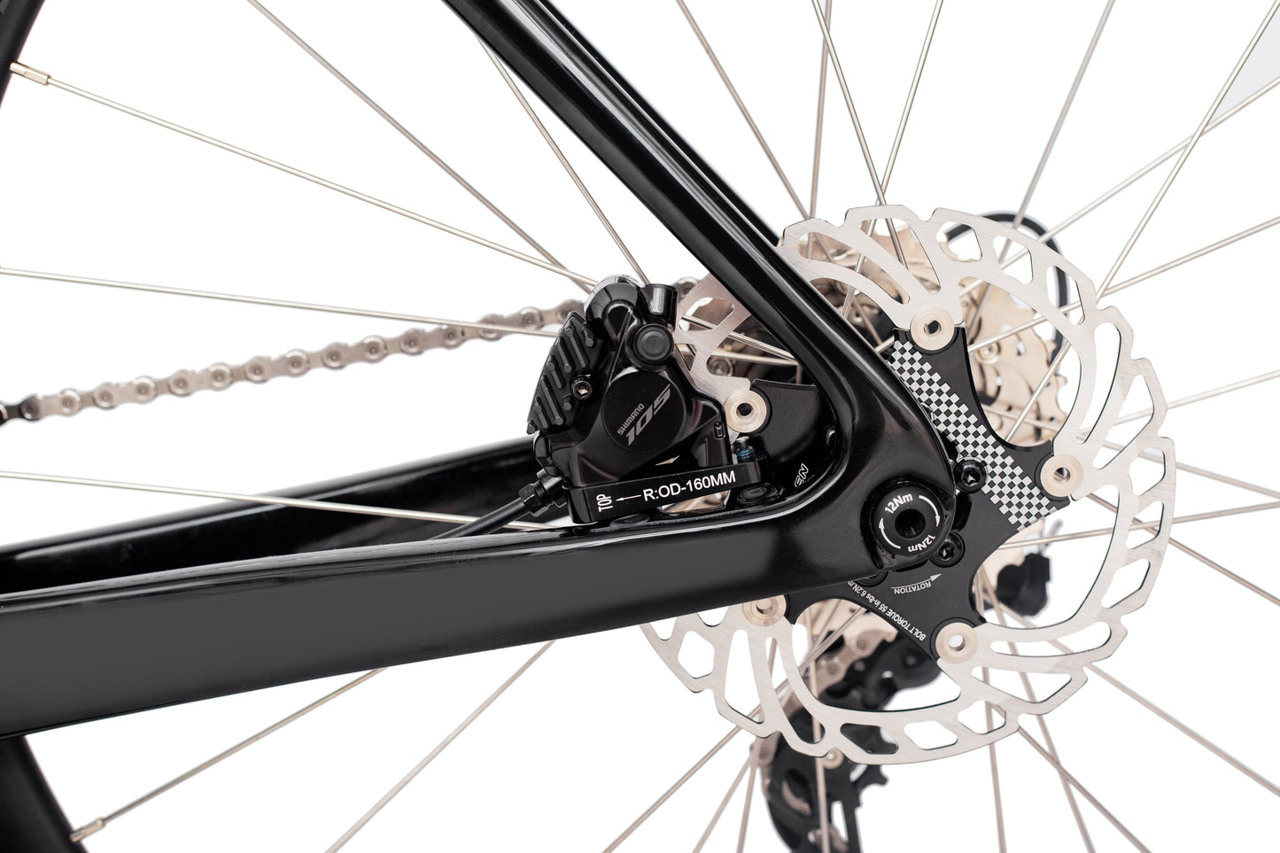 RINOS karbon országúti kerékpár 700C Shimano 105 R7120 24 sebességes Odin4.0