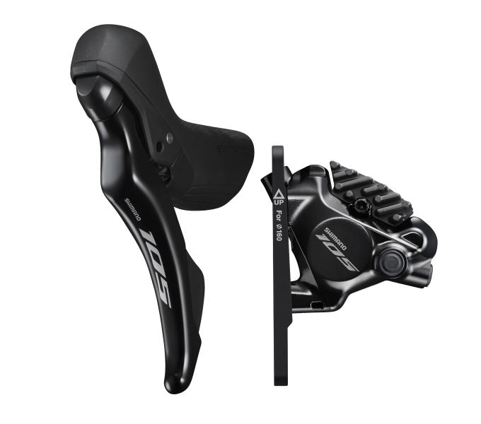 SHIMANO Bal váltófékkar tárcsafék 105 ST-R7120/BR-R7170