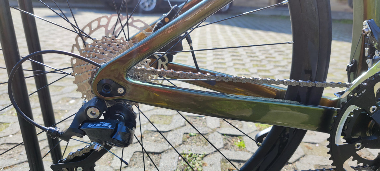 RINOS karbon országúti kerékpár 700C Shimano SORA R3000 18 sebességes Odin1.0