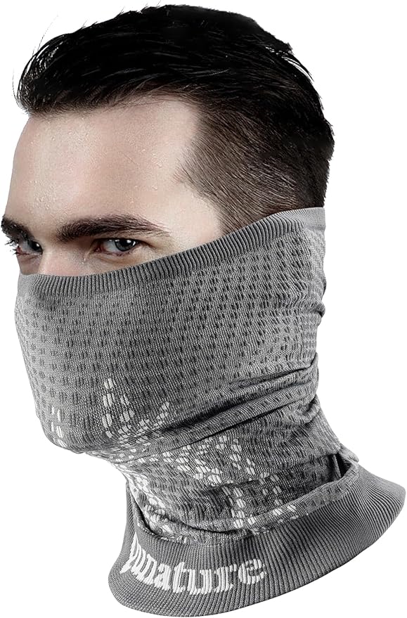 Qunature többfunkciós sál cső sál téli nyaki sál szélálló, rugalmas, lélegző nyakmelegítő női és férfi szabadtéri sportokhoz síelés futás kerékpározás túrázás