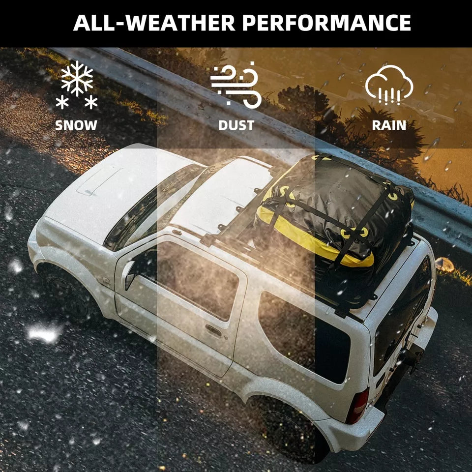 ROCKBROS 300L autós tetőtáska vízálló autós poggyásztáska tetőbox összecsukható PVC