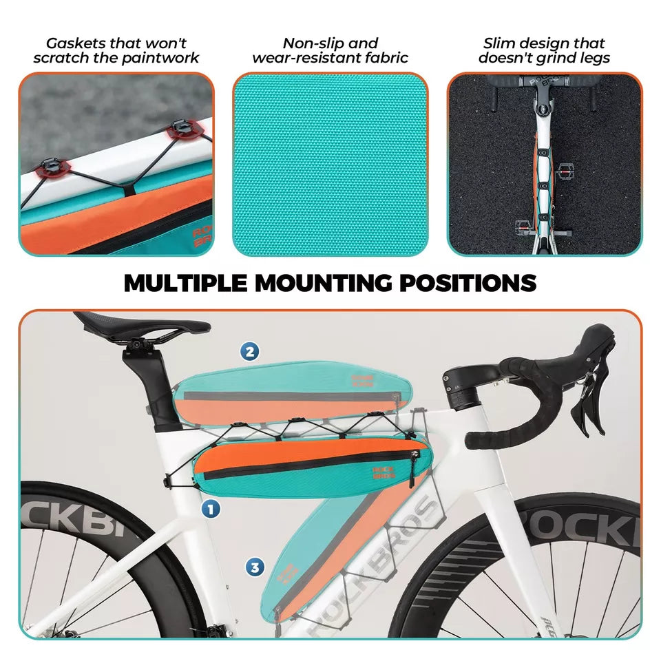 ROCKBROS kerékpár táska váz táska lecső