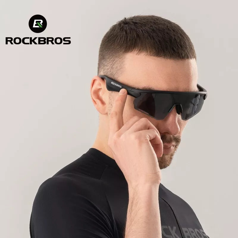 ROCKBROS Elektronikus Bluetooth Szemüveg Kerékpár Motorkerékpár Autó Szabadtéri Futó TAC