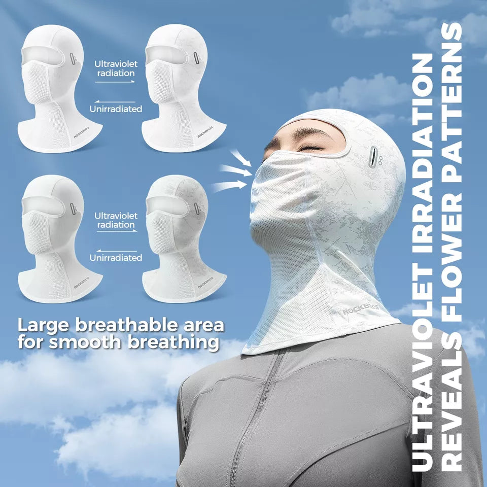 ROCKBROS Légáteresztő balaclava balaklava fejvédő férfiaknak és nőknek