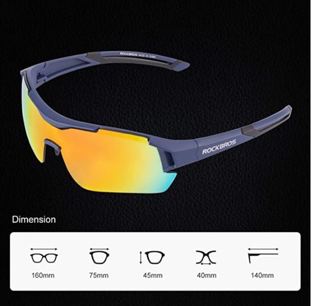ROCKBROS 10117 Polarizált napszemüveg UV400 Protection Ultra könnyű