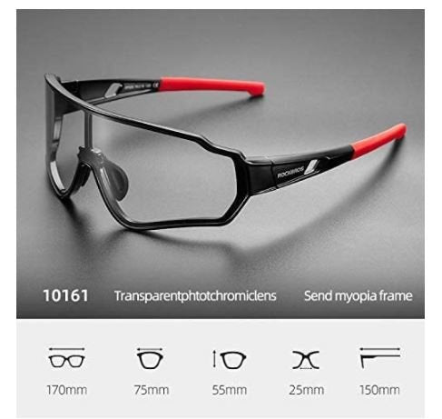 ROCKBROS 10161 fotokromatikus sport napszemüveg UV400 védelem