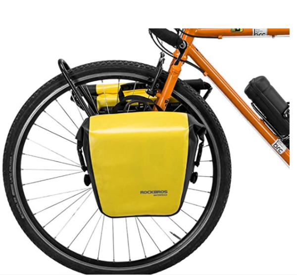 ROCKBROS AS-003-1BK első/hátsó hordtáska 100% vízálló 12-16L