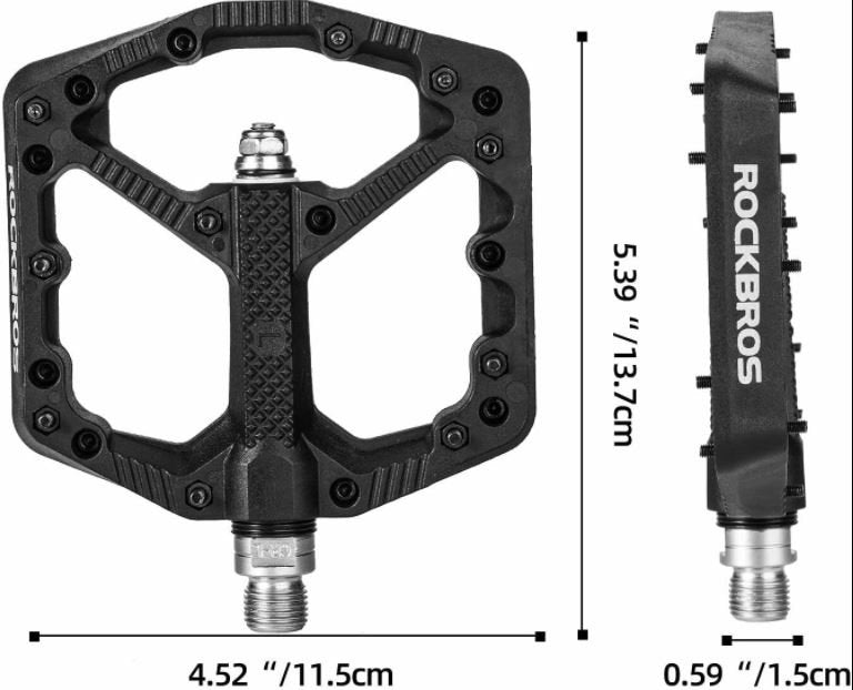 ROCKBROS kerékpár pedálok Mountain bike országúti kerékpár pedálok 9/16 hüvelykes 3 tömített csapágy
