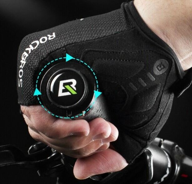 ROCKBROS Half Finger Gloves Outdoor Sports Bicycle Gloves Fényvisszaverő
