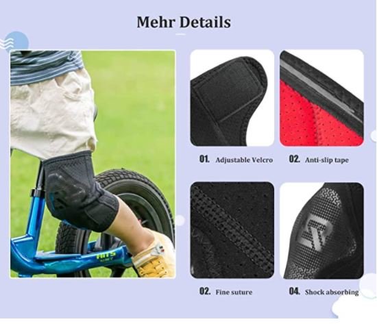 ROCKBROS SZETT LF1148-B+A Gyermek könyökvédő térdvédő szett