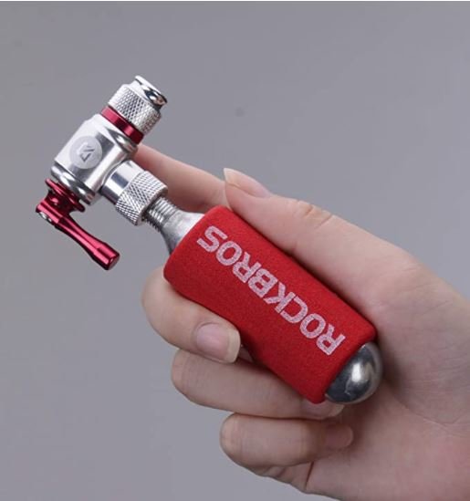ROCKBROS SLAM-CO2 Inflator mini kerékpár felfújó szigetelt hüvelyrel