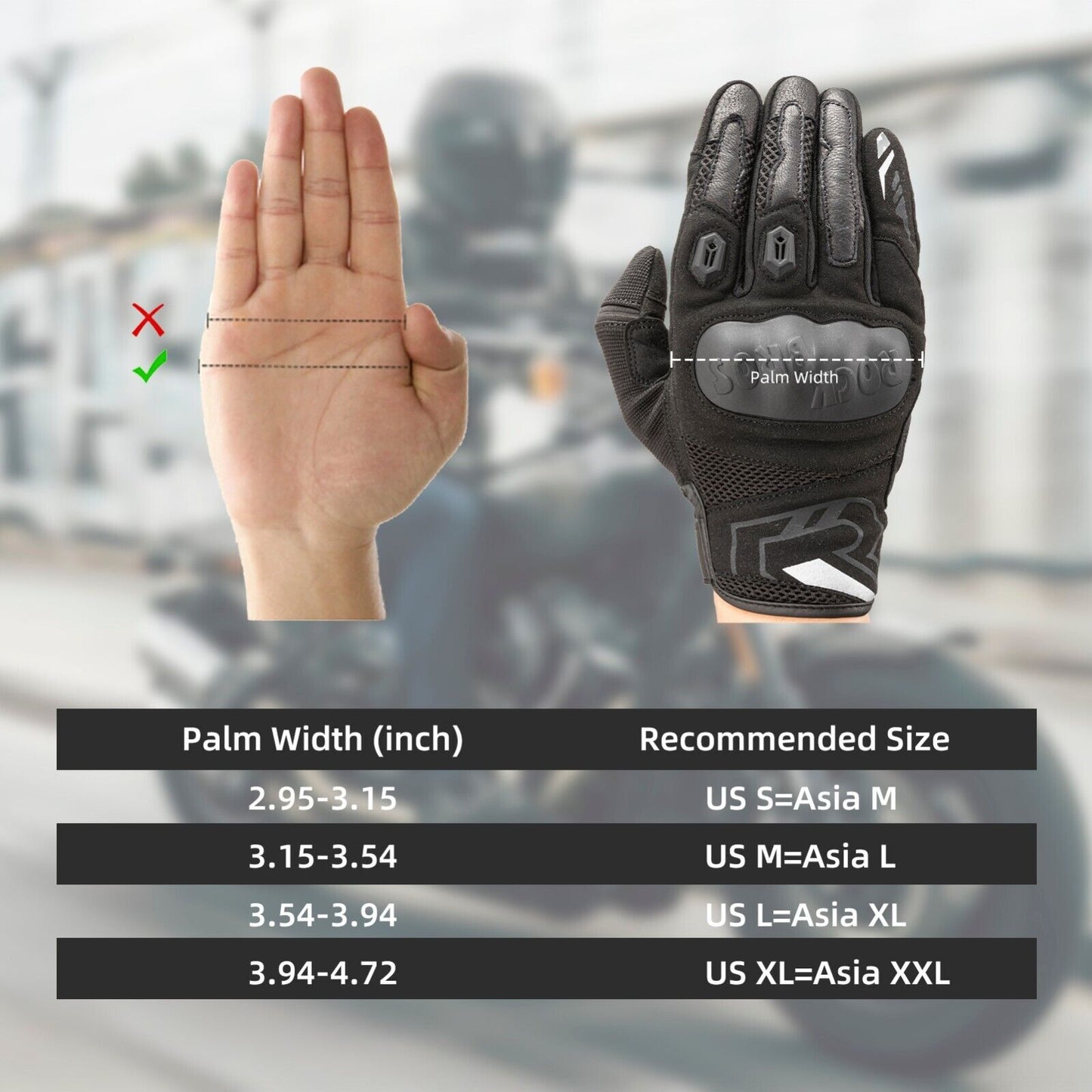 ROCKBROS téli motoros kesztyű Érintőképernyős kerékpározás meleg