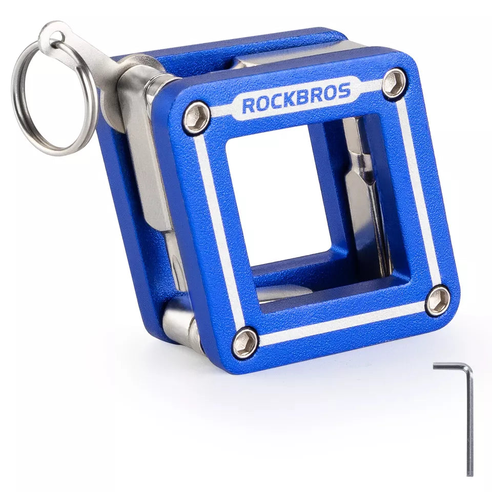 ROCKBROS kerékpáros multifunkciós szerszám 8 az 1-ben javítás összecsukható szerszám javítás