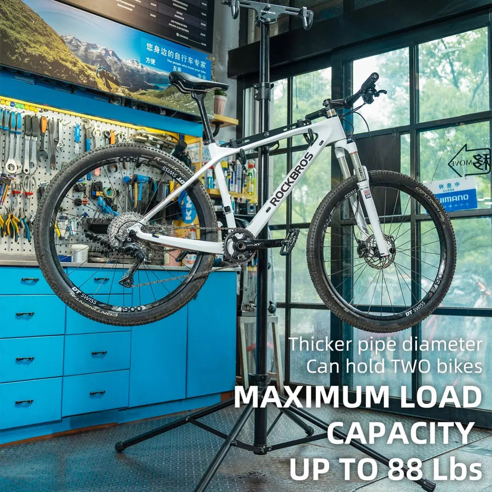 ROCKBROS kerékpáros dupla rögzítésű állvány támasztó teljesítmény javító állvány állítható