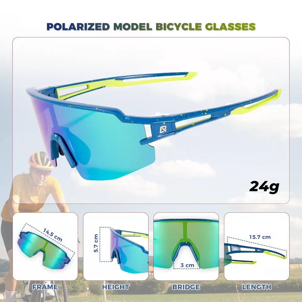 ROCKBROS Polarizált/Fotokróm Napszemüveg Kerékpáros Szemüveg Kerékpár UV400 UNISEX