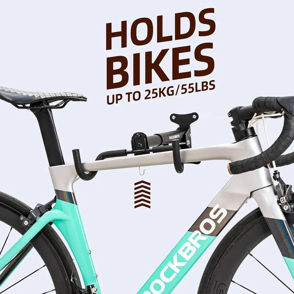 ROCKBROS kerékpár szerelőállvány falra szerelhető fali kerékpártartó 15 kg-ig