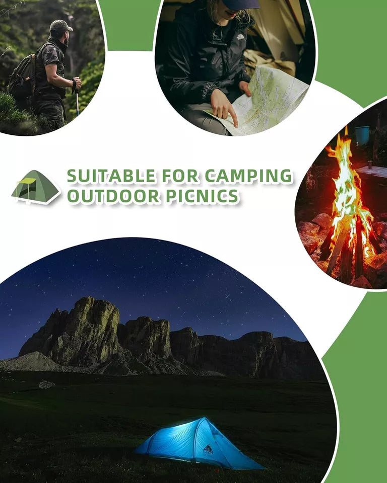 Qunature Camping Sátor 2 fő részére Hátizsák sátor Vízálló sátor X-szerkezettel