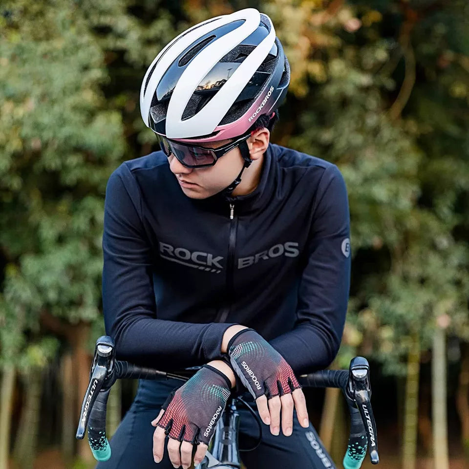 ROCKBROS kerékpáros sisak női és férfi kerékpáros sisak 4 színű védősisak M/L 55-61 cm