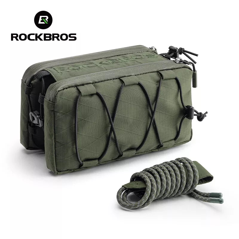 ROCKBROS 1L kerékpár duplavázas táska felső csőtáska elöl 5 szín országúti kerékpárhoz MTB