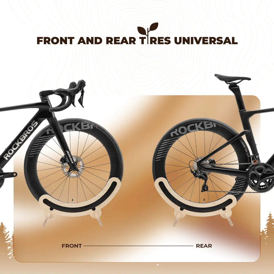 ROCKBROS kerékpártartó fa középső állvány 30mm 23C-30C kerékpárokhoz 700C