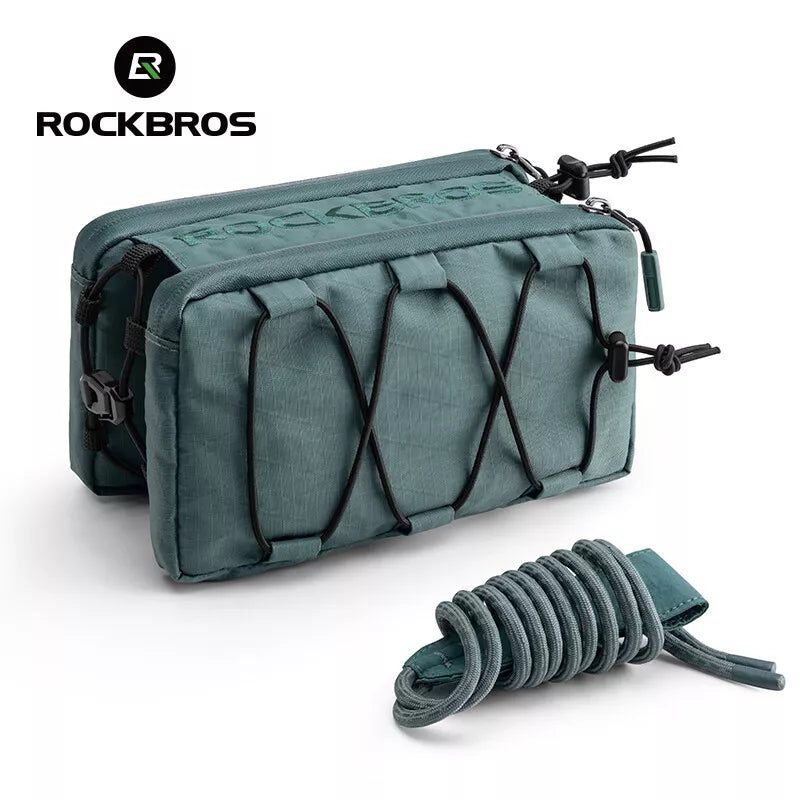 ROCKBROS 1L kerékpár duplavázas táska felső csőtáska elöl 5 szín országúti kerékpárhoz MTB