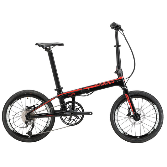 KABON City összecsukható kerékpár Carbon Shimano Altus 9S 20 hüvelykes