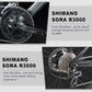 RINOS karbon országúti kerékpár 700C Shimano SORA R3000 18 sebességes Odin1.0