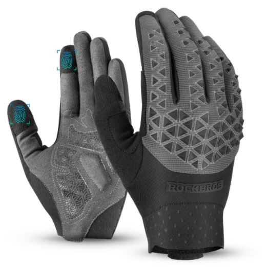 ROCKBROS Mountain Bike kesztyű Kerékpáros kesztyű Érintőképernyős SBR M-XXL Unisex