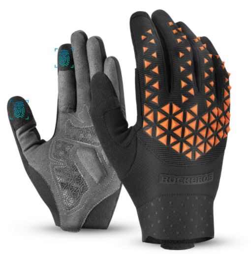ROCKBROS Mountain Bike kesztyű Kerékpáros kesztyű Érintőképernyős SBR M-XXL Unisex