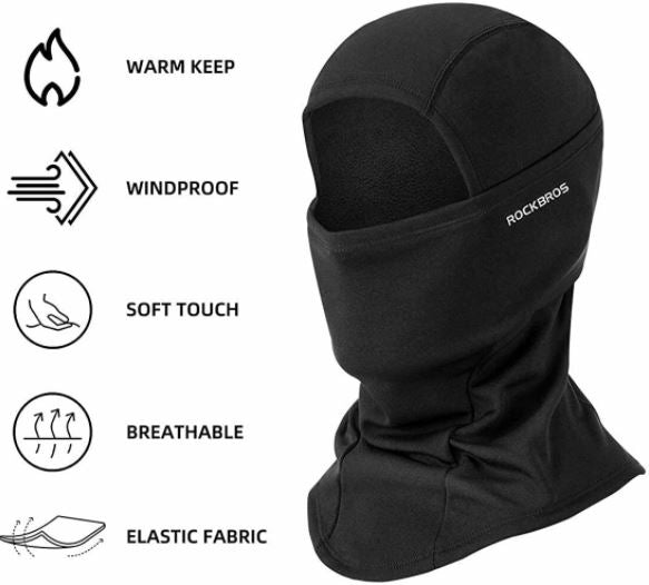 ROCKBROS Balaclava kerékpár/motor őszi tél szabadtéri sportokhoz