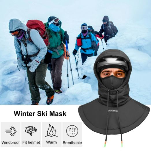 ROCKBROS Balaclava Símaszk Téli Balaclava Thermo Fleece Maszk Motorkerékpár
